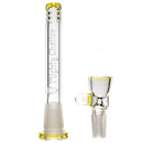 Mighty Chalice - 16" Straight - 45x7 - Transparent Yellow Accents - The Cave