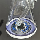 Mighty Chalice - 14" Beaker - 40x7 - Purple/White/Gray
