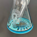 Mighty Chalice - 14.5" Beaker - 40x7 - Teal/Blue