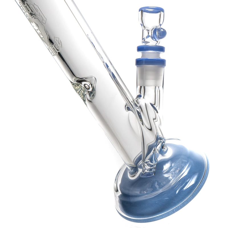 Mighty Chalice - 16" Hybrid Tube - 40x7 - Light Blue Accents - The Cave