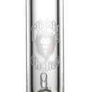 Mighty Chalice - 16" Hybrid Tube - 40x7 - Light Blue Accents - The Cave