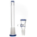 Mighty Chalice - 16" Hybrid Tube - 40x7 - Dark Purple Accents - The Cave