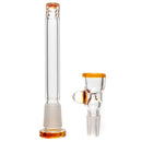 Mighty Chalice - 16" Hybrid Tube - 40x7 - Amber Purple Accents - The Cave