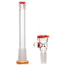 Mighty Chalice - 16" Hybrid Tube - 40x7 - Purple Red Accents - The Cave