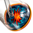 Mighty Chalice - 17" Beaker - 12 Arm Tree - 40x7 - Fire & Ice Linework - The Cave