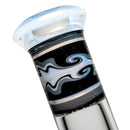 Mighty Chalice - 15" Beaker - 40x7 - Steelwool & UV Glowstick Linework - The Cave