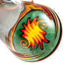 Mighty Chalice - 15" Beaker - 40x7 - Rasta Linework - The Cave