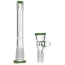 Mighty Chalice - 17" Beaker - 12 Arm Tree - 40x7 - Rasta Linework - The Cave