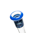 Mighty Chalice - 17" Beaker - 12 Arm Tree - 40x7 - Multi Blue Linework - The Cave