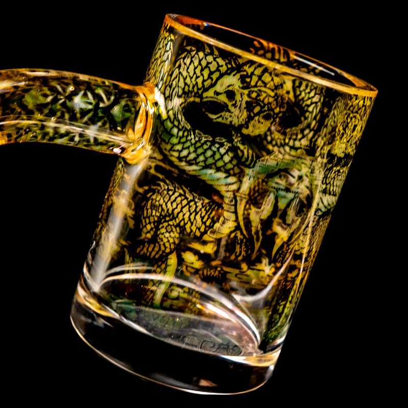 Mothership - Hologram Quartz Banger - 10mm Male 90° - "Dragons Gate" - The Cave