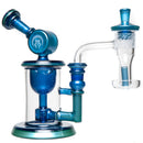 Mothership - Micro Torus w/ Slurper Set - Straight Can - Cobalt x Chromium - The Cave