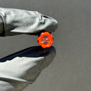 Steve H - Glass Tip - Honeycomb - Orange & Black - 12mm
