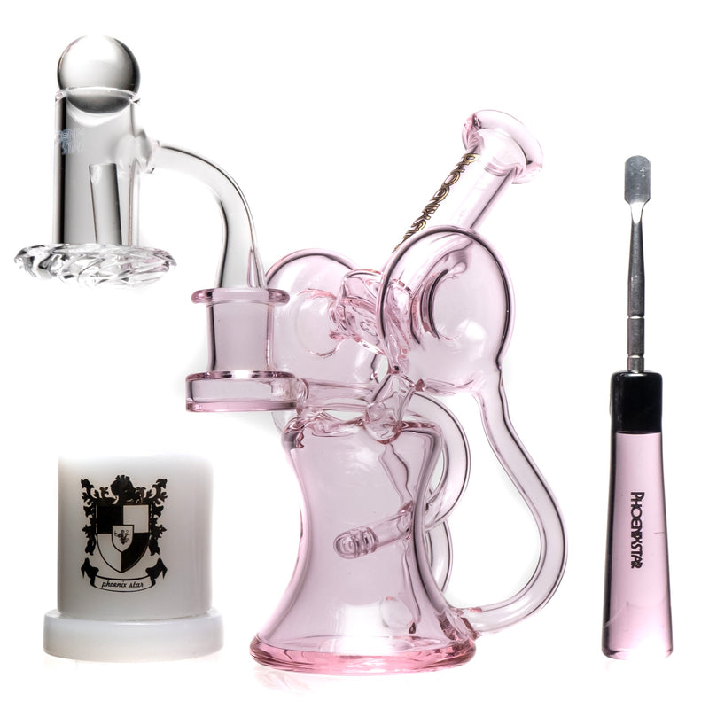 Phoenix Star - Rig Kit - Double Disk Recycler - Pink - The Cave