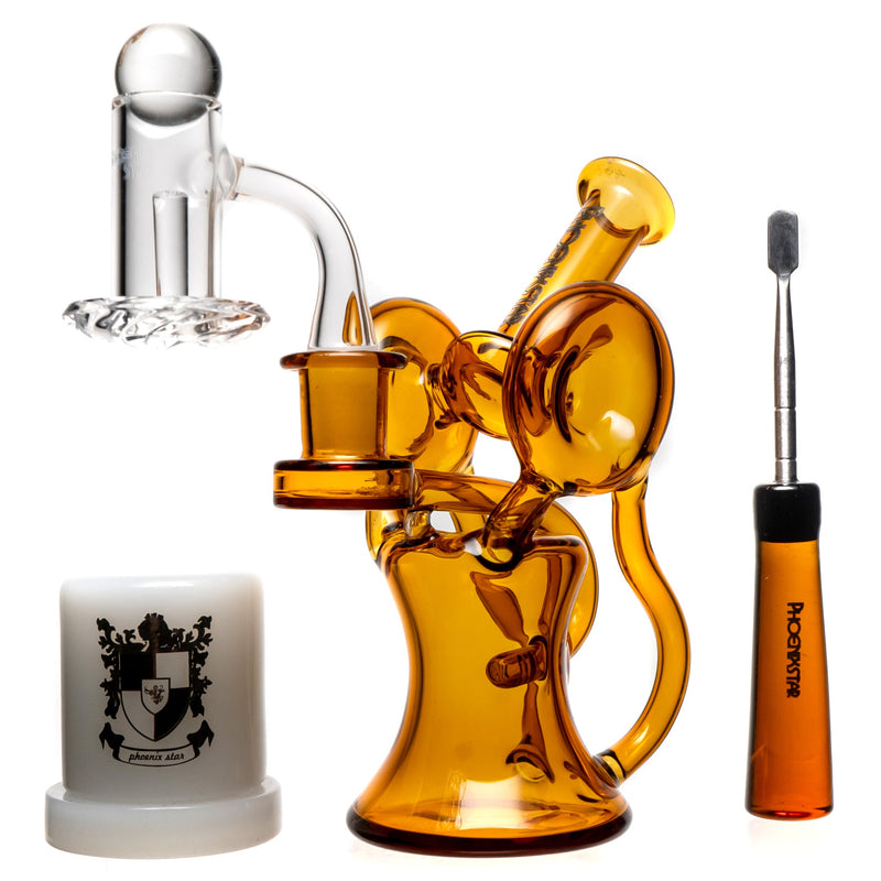 Phoenix Star - Rig Kit - Double Disk Recycler - Amber - The Cave