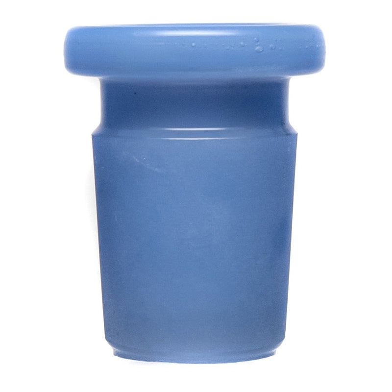 Shooters - Glass Adapter - Bushing - 18mm Male to 14mm Female - Milky Blue - The Cave