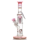 Phoenix Star - 14" Tree Perc Straight - 8 Arm - Milky Pink - The Cave