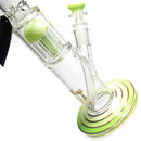 Phoenix Star - 14" Tree Perc Straight - 8 Arm - Milky Green - The Cave
