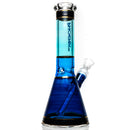Phoenix Star - 10" Band Beaker - Blue w/ Black & Gold - The Cave