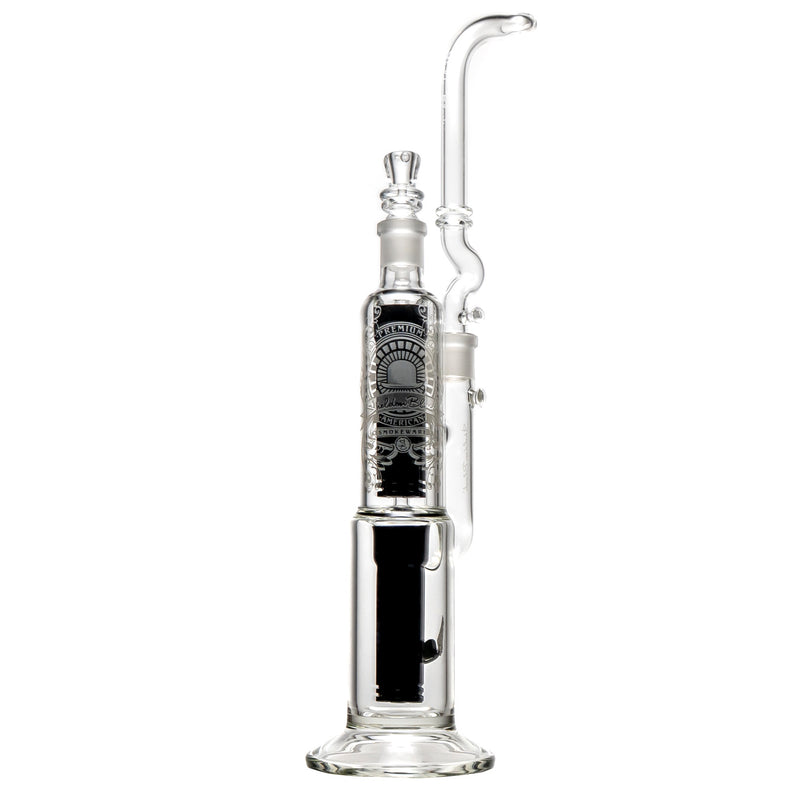 Sheldon Black - Double 6 Shooter Bubbler - Black - The Cave