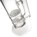 Liquid Sci - Straight Tube w/ Jacuzzi Perc - Black & Platinum Label - The Cave