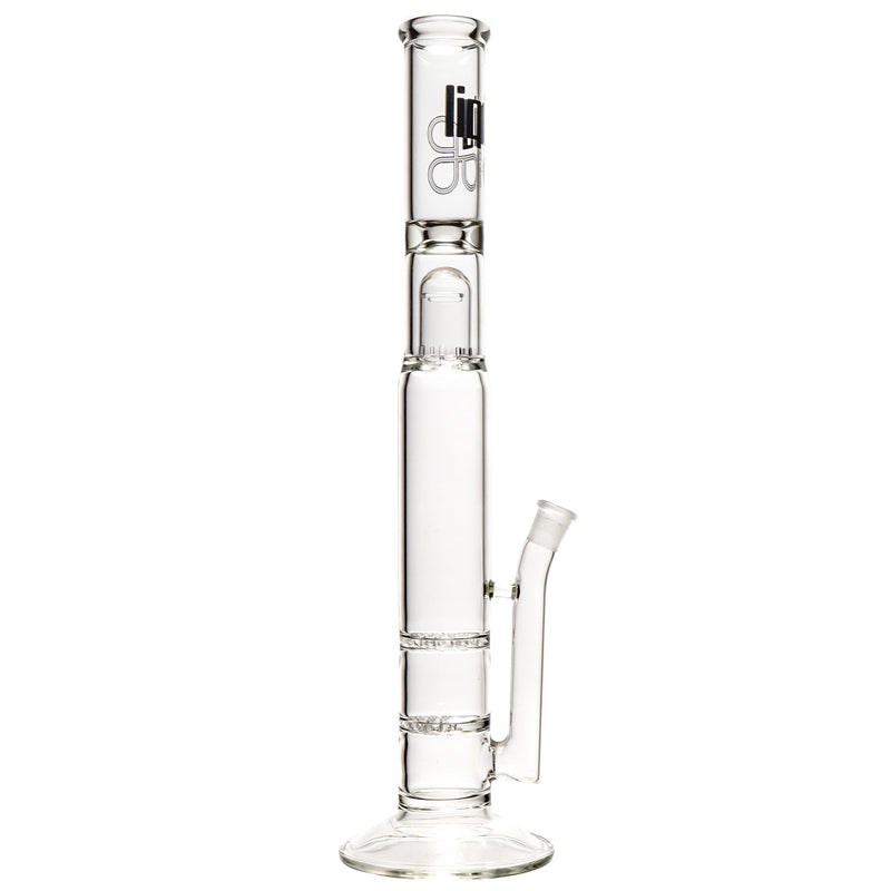 Liquid Sci - Straight Tube w/ Jacuzzi Perc - Black & White Label - The Cave