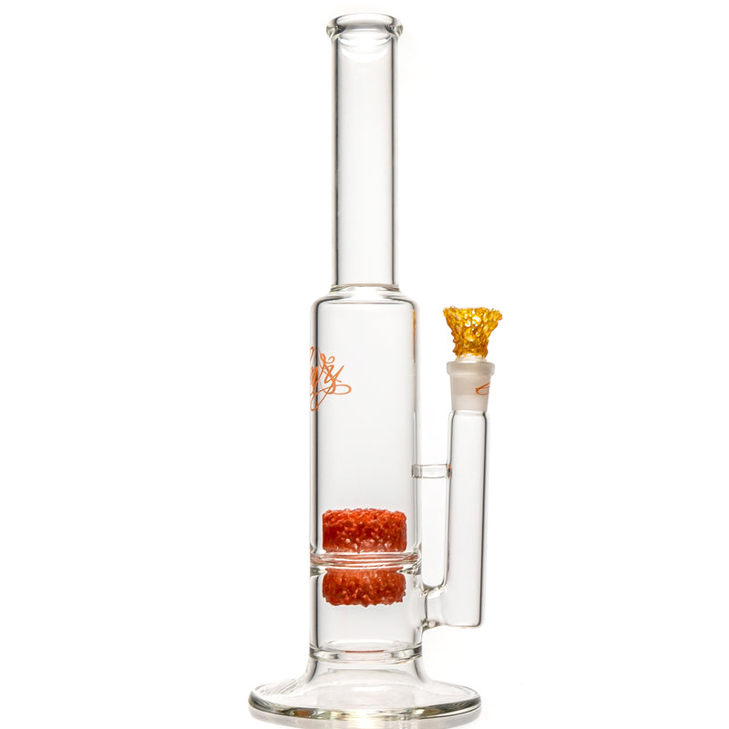 Envy Glass - Double Pop Rock Tube - Tall Can - Orange - The Cave