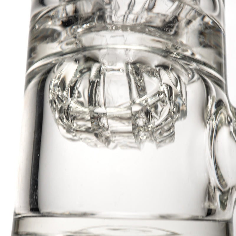 Envy Glass - Double Waffle Perc - Black & Slyme w/ Black Label - The Cave