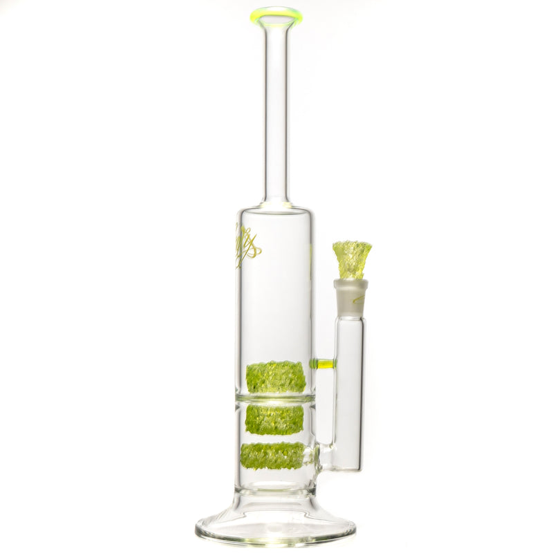 Envy Glass - Double Pop Rock Inline Tube - Slyme - The Cave