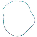Handmade Beaded Necklace - Blue, Purple & Teal - The Cave