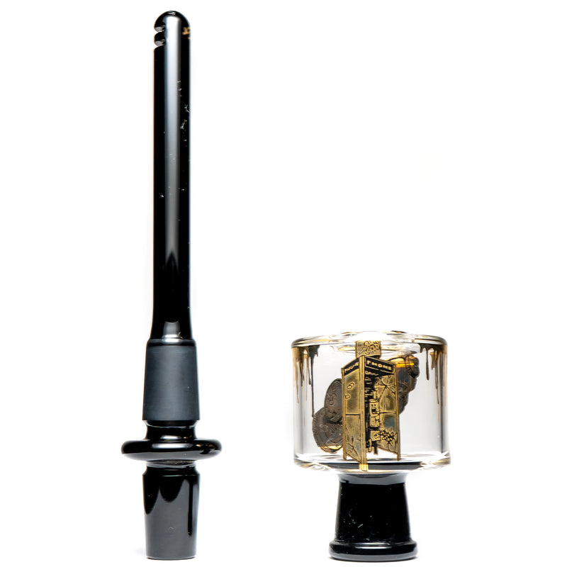 Slum Gold - Flava Sava Beaker - Bent Neck - The Cave