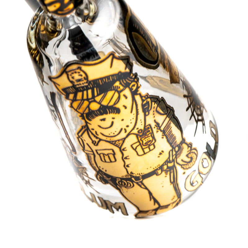 Slum Gold - Flava Sava Beaker - Straight Neck - The Cave