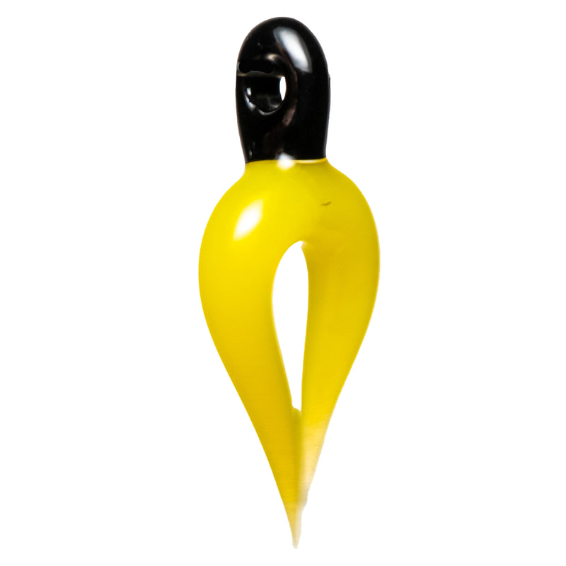 Aaron Vigil - Horn Pendant - Lemon Drop & Black - The Cave