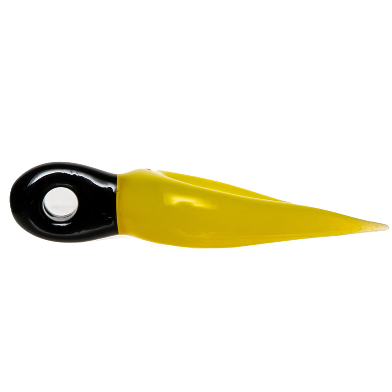 Aaron Vigil - Horn Pendant - Lemon Drop & Black - The Cave