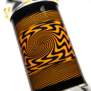 ROOR.US x Chase Adams - 18" Worked Beaker - 50x5 - Orange & Black Reversal - The Cave