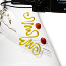 ROOR.US - 12" Custom Sandblasted Beaker w/ Color Pinch - Hieroglyphs - The Cave