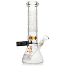 ROOR.US - 12" Custom Sandblasted Beaker w/ Color Pinch - 50x5 - Koi Fish - The Cave