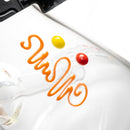 ROOR.US - 12" Custom Sandblasted Beaker w/ Color Pinch - 50x5 - Koi Fish - The Cave