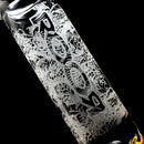 ROOR.US - 12" Custom Sandblasted Beaker w/ Color Pinch - 50x5 - Koi Fish - The Cave