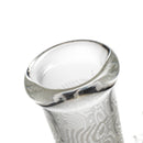 ROOR.US - 12" Custom Sandblasted Beaker w/ Color Pinch - 50x5 - Thumb Print - The Cave