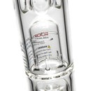 ROOR.US - 20” Fixed Beaker - Double Barrel Perc - Mint - Black & White - The Cave