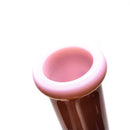 ROOR.US - 21” Fixed Beaker - Double 10 Arm Tree Perc - Pink - Gold - The Cave