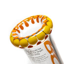 ROOR.US - 18" Beaker - 50x5 - Yellow & Orange Pearl Dots - The Cave