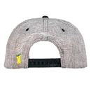 Grassroots - Rasta Cross Gray Snapback Hat - Large/XL - The Cave