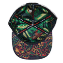 Grassroots - Rasta Cross Gray Snapback Hat - Large/XL - The Cave