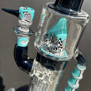 Ben Wilson - 6 Arm Recycler Tube - Teal, Black & White