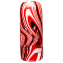 RekTipz - Glass Tip - XL - 11mm - Red, Black & White Swirl - The Cave