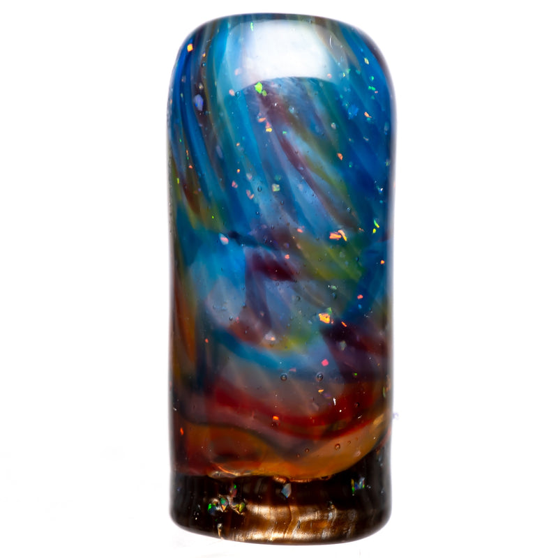 RekTipz - Glass Tip - XL - 12mm - Blue & Orange Swirl Cropal - The Cave