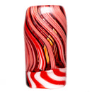 RekTipz - Glass Tip - 13mm - Red, Black & White Swirl - The Cave
