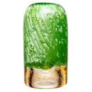 RekTipz - Glass Tip - 13mm - Green Satin & Transparent Orange Cropal - The Cave