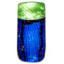 RekTipz - Glass Tip - 13mm - Cobalt & Green Satin Cropal - The Cave